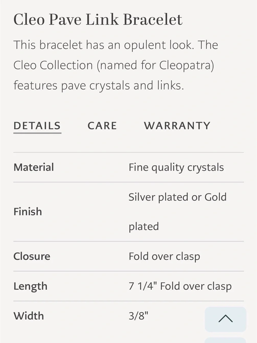 Brighton Cleo Pave Gold Plated Bracelet - Picture 11 of 11